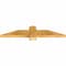 Ekena Millwork Eugene Rough Sawn Timber Gable Bracket, Western Red Cedar, 36"W x 7"H x 2"D x 4"F, 5/12 Pitch GBW036X07X0204EUG00RWR - alternate 5